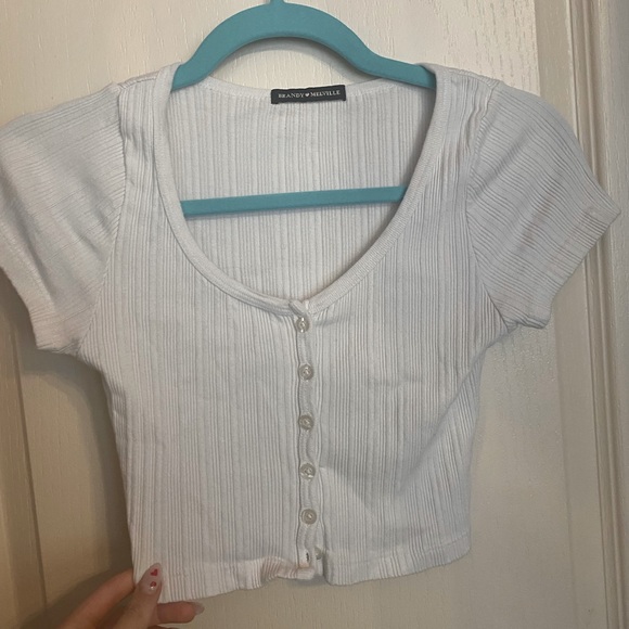 Brandy Melville crop top 🤍 - Picture 2 of 3